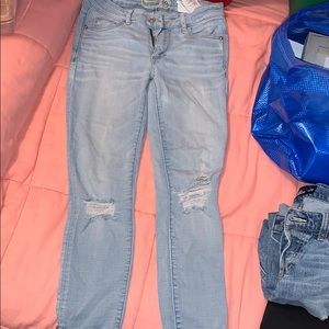 Abercrombie and Fitch light wash jeans
